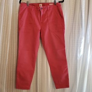 Gap ankle crop salmon color jeans